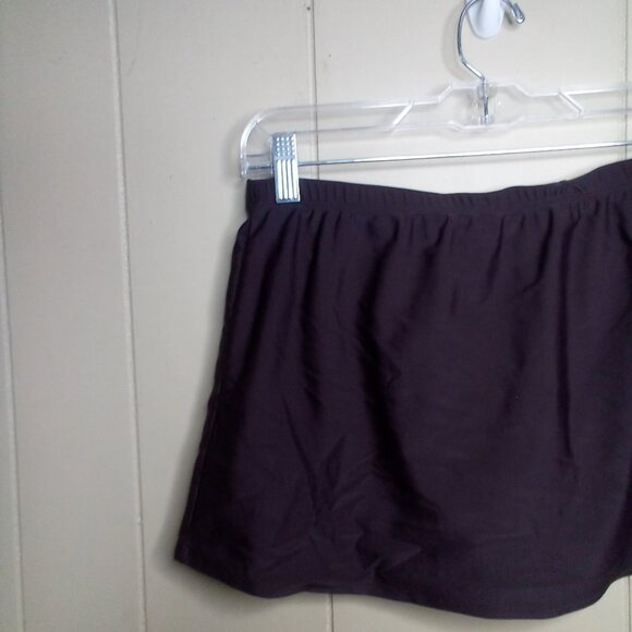 St John's Bay Swim Bottom Skirt 8 Brown - Picture 6 of 8